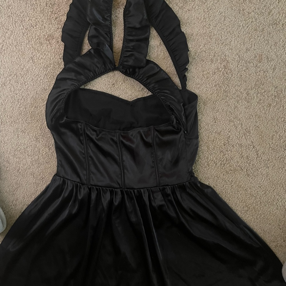 Beginning Boutique Black Corset Mini Dress - Picture 9 of 9